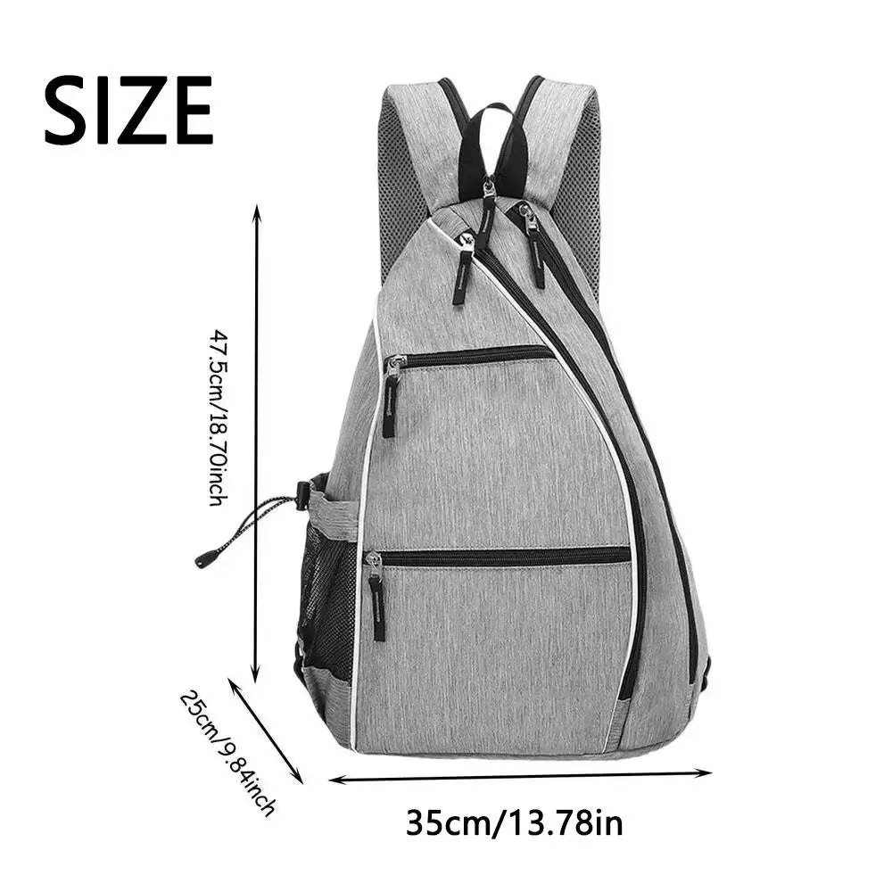 Lightweight Pickleball Backpack with Water Bottle Holder Multifunctional Tennis Bag Adjustable Phone Pocket Sports Backpacks