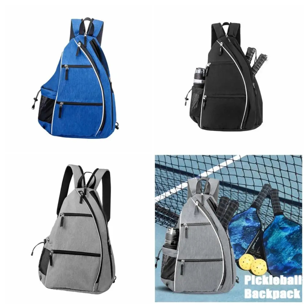 Lightweight Pickleball Backpack with Water Bottle Holder Multifunctional Tennis Bag Adjustable Phone Pocket Sports Backpacks
