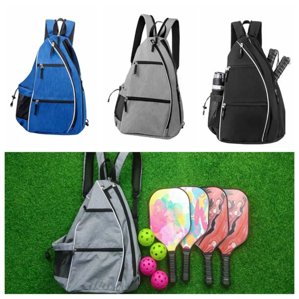 Lightweight Pickleball Backpack with Water Bottle Holder Multifunctional Tennis Bag Adjustable Phone Pocket Sports Backpacks
