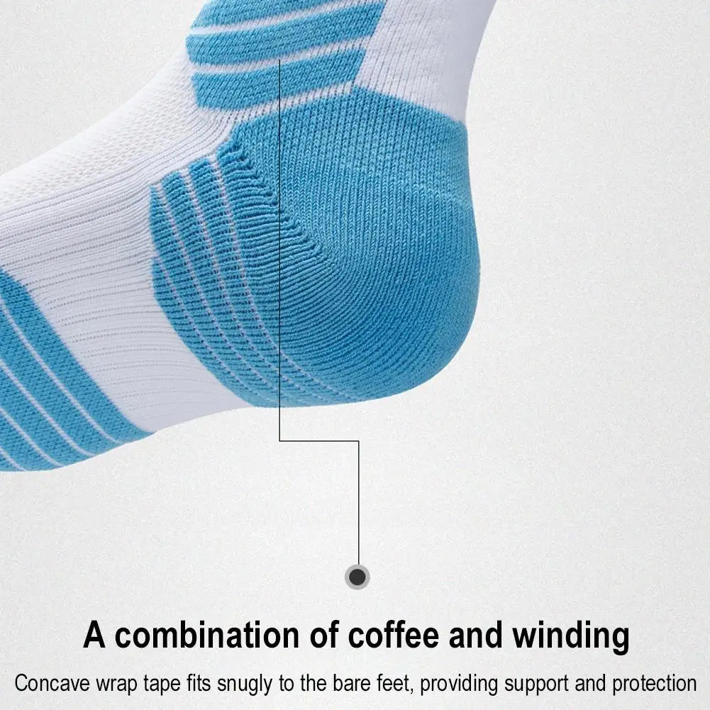 Bullfight 2.0 Men's High-top Sports Towel Pickleball Socks Bottom Practical Professional Long-tube Mid-tube Elite Thick Running