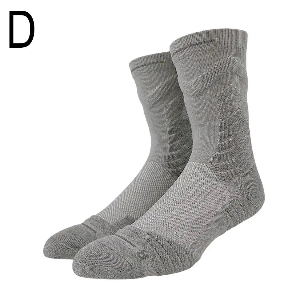 Bullfight 2.0 Men's High-top Sports Towel Pickleball Socks Bottom Practical Professional Long-tube Mid-tube Elite Thick Running