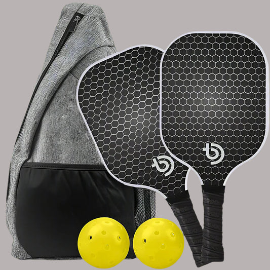 Pickleball Paddles Set-Graphite Carbon Fiber Usapa Approved Lightweight Racquets Set Indoor and Outdoor Exercise For All Ages