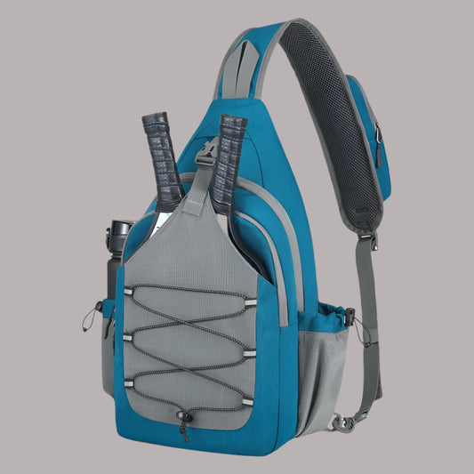 Pickleball Bag Large Capacity Crossbody Sling Bag Pickleball Paddle Bag for Men and Women